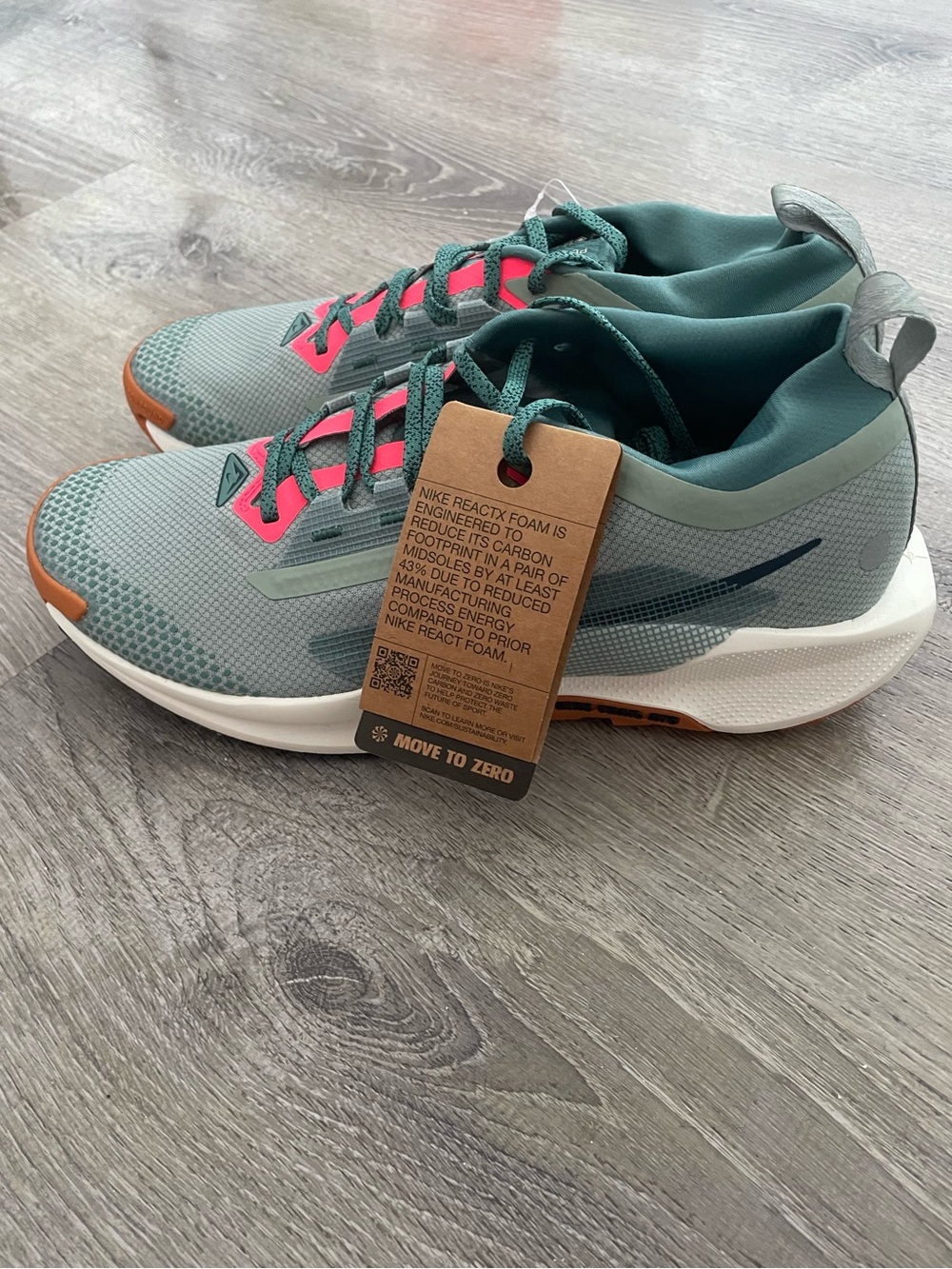 Nike React Pegasus Trail 5 Gore-Tex Jade Horizon FQ0908-300 Size 10